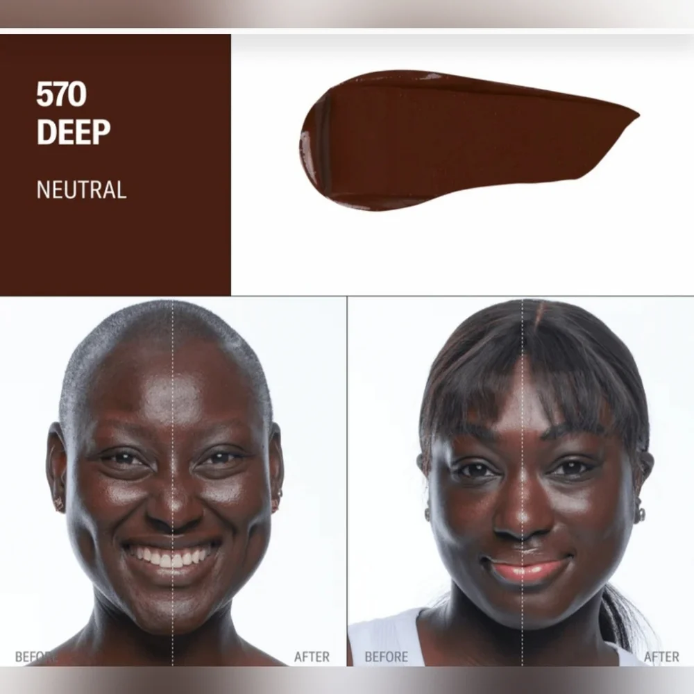 Date Night Skin‎ Tint Serum Foundation - 570 Deep Neutral NEW In Box